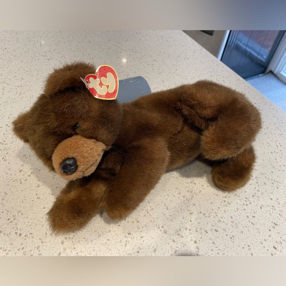 NWT - Vintage 90s - Ty Brownie bear - Picture 1 of 4